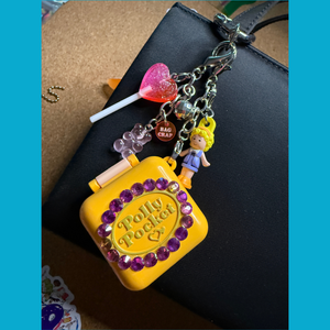 BEDAZZLED Polly Pocket   s- You Pick -  vintage keychain vintage charms for bag nostalgia vintage keychains y2k collectible - Bag Crap