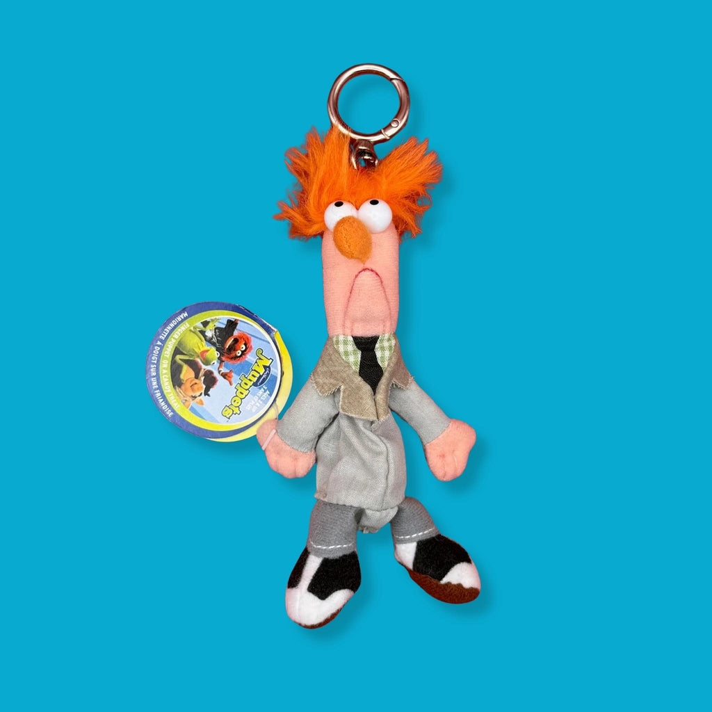 Vintage Y2K Beaker Muppets Plush Bag Charm