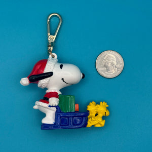Christmas Snoopy Gold  s - snoopy rar peanuts vintage keychain vintage charms for bag nostalgia vintage keychains y2k collectible - Bag Crap