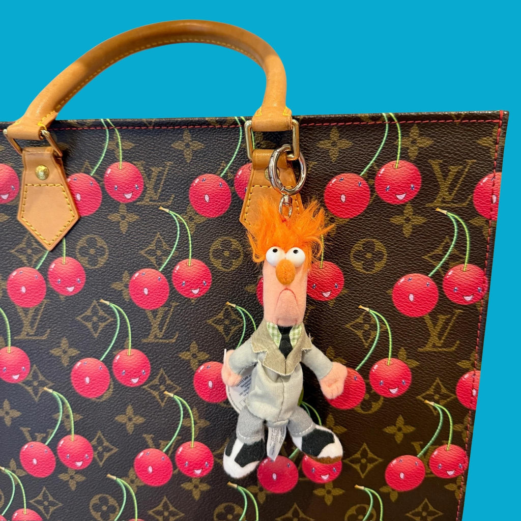 Vintage Y2K Beaker Muppets Plush Bag Charm