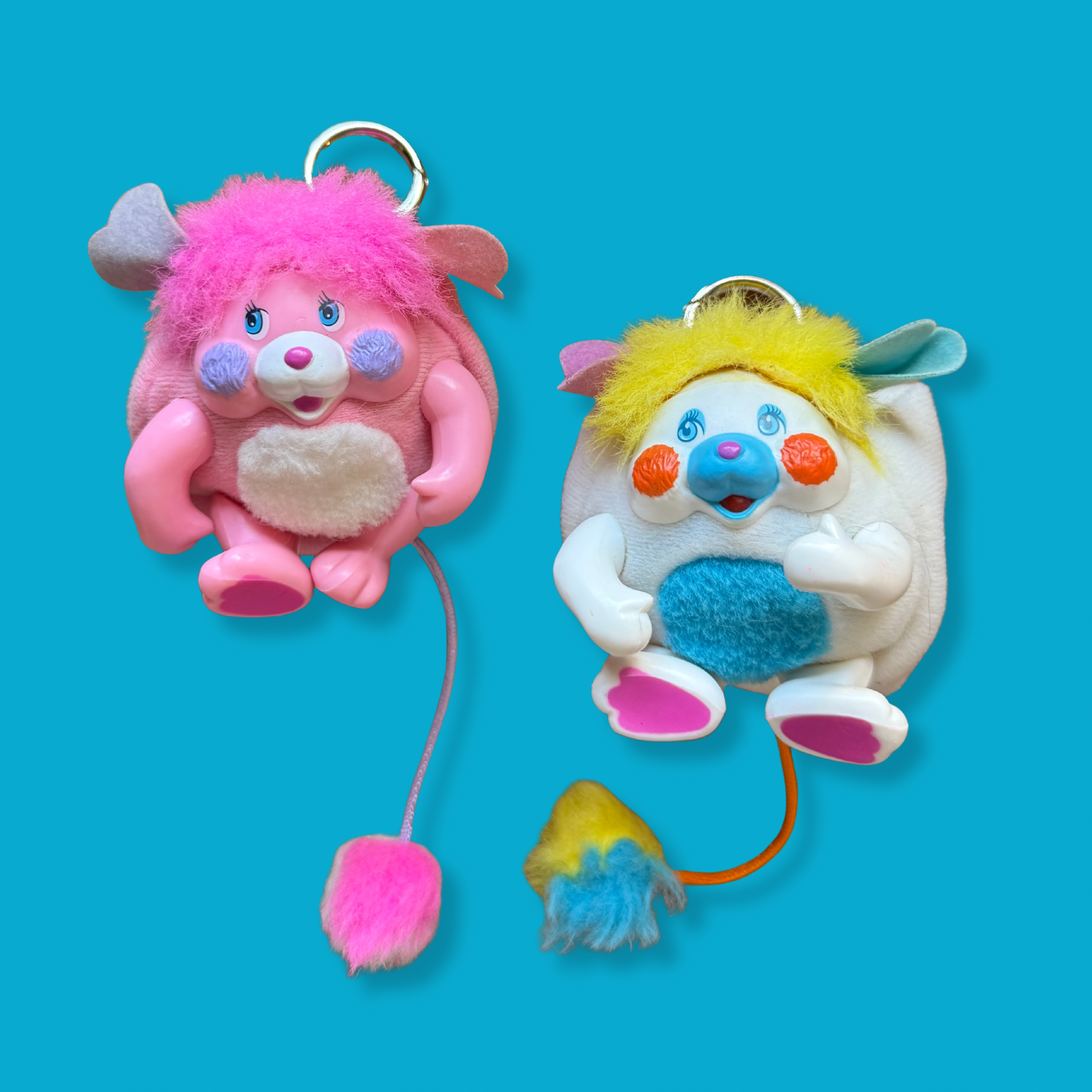 RARE  80s Pocket Popples Plush s -  vintage keychain vintage charms for bag nostalgia vintage keychains y2k collectible - Bag Crap
