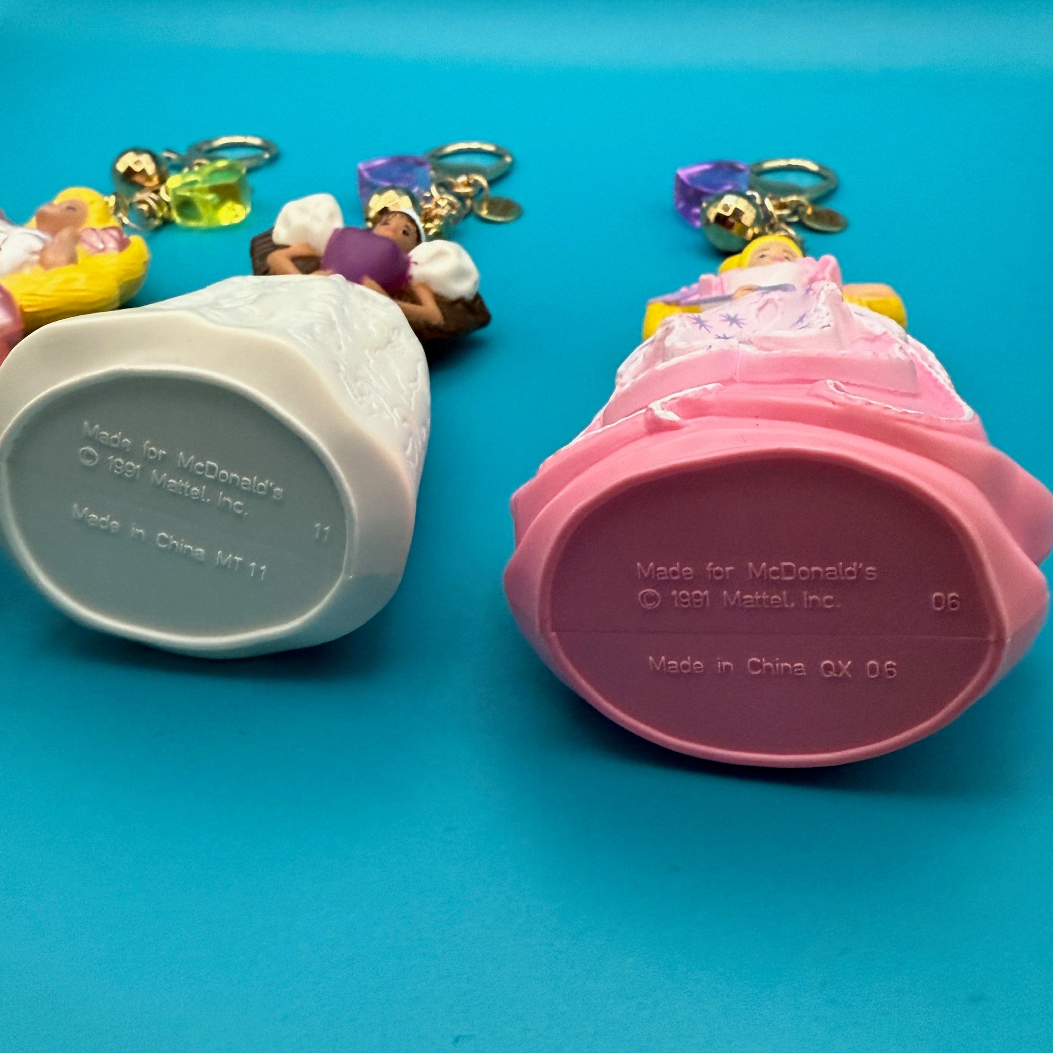 ‘90s Barbie Happy Meal Gold  s: You Pick - barbie doll toy pink rare vintage keychain vintage charms for bag nostalgia vintage keychains y2k collectible - Bag Crap