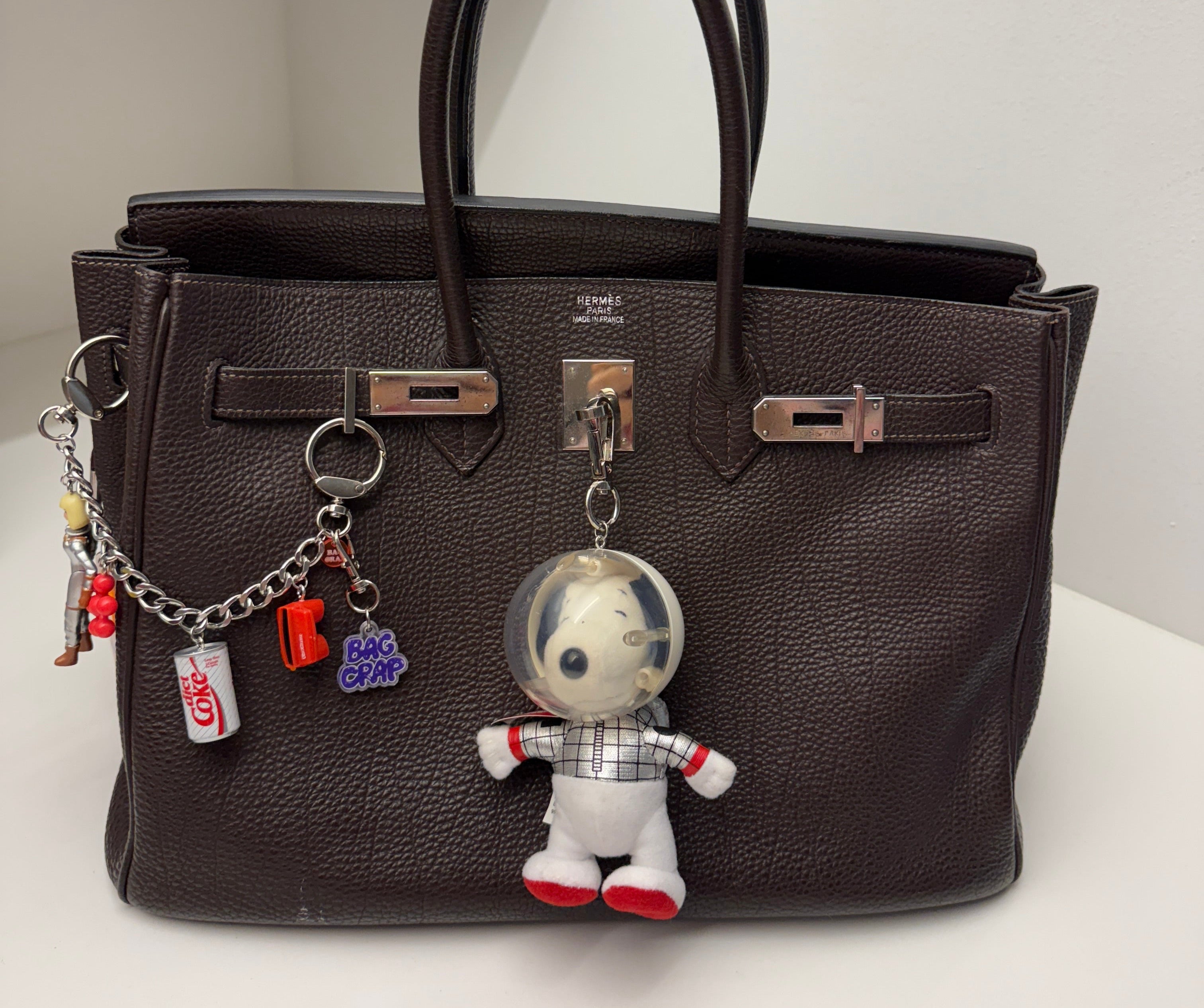 Snoopy Astronaut Plush   - RARE - snoopy rar peanuts vintage keychain vintage charms for bag nostalgia vintage keychains y2k collectible - Bag Crap