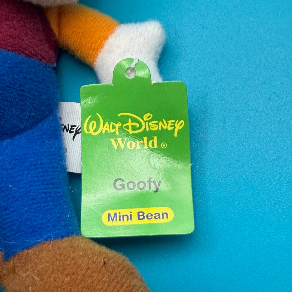 Vintage Y2K Disney Goofy Mini Beans Plush Bag Charm