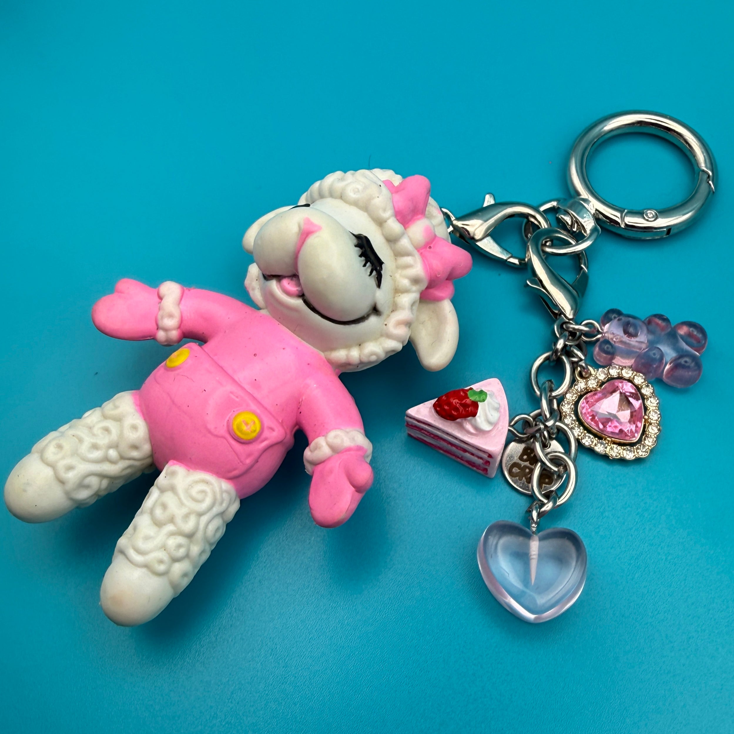 1:1  90s Cartoon   Pack: Lamb Chop - vintage bag charm packs nostalgia vintage y2k vintage keychain vintage charms for bag nostalgia vintage keychains y2k collectible - Bag Crap