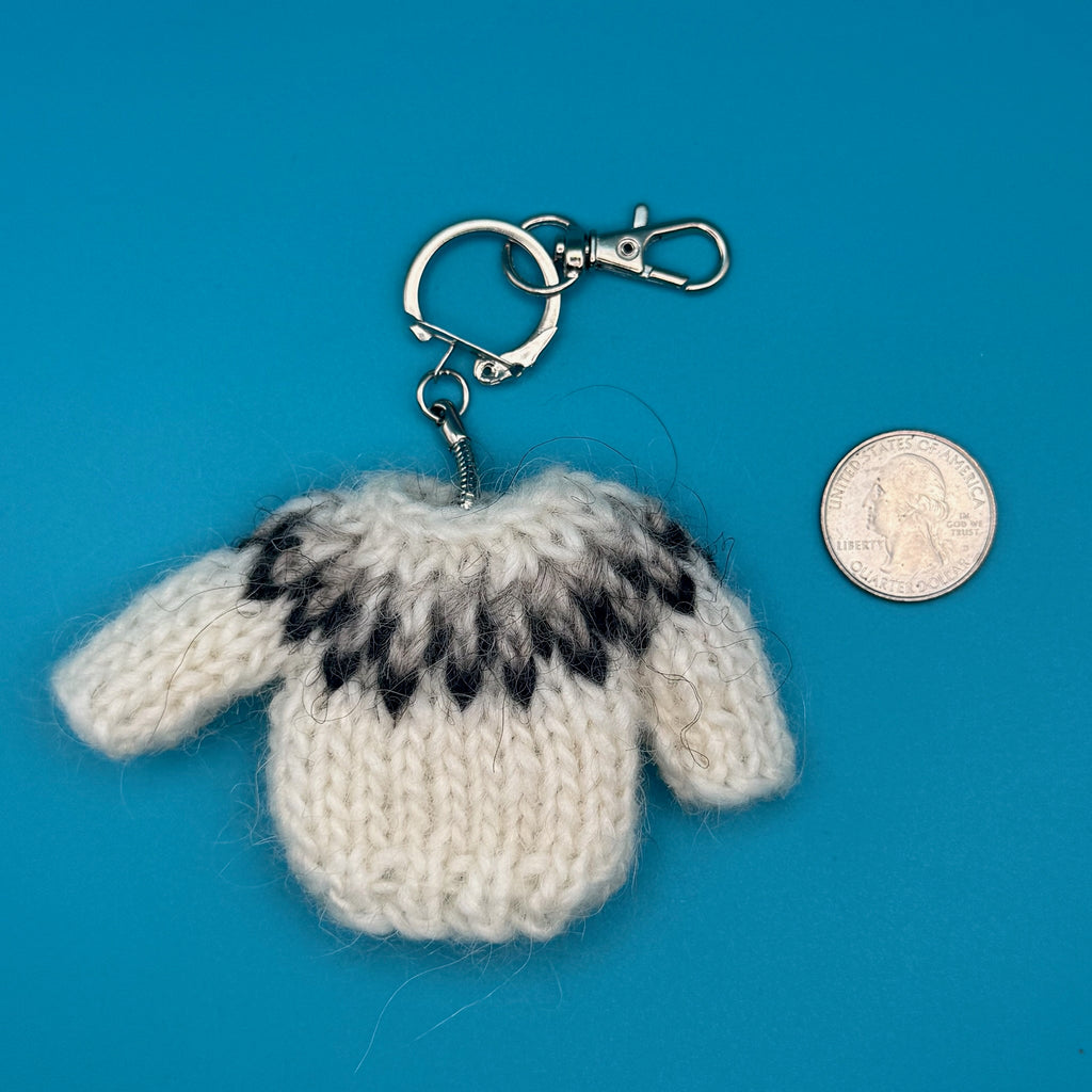 100% Scottish Wool Mini Sweater Bag Charms