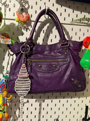 White Mouse Bead Buddy -  vintage keychain vintage charms for bag nostalgia vintage keychains y2k collectible - Bag Crap