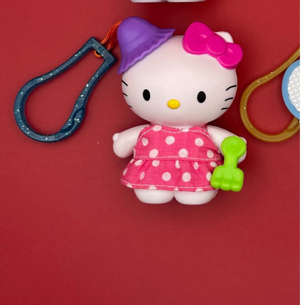 Vintage Y2k Hello Kitty Happy Meal Plastic Toy Bag Charms