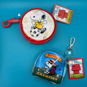 Snoopy Coin Pouch  s — Soccer & Golf - snoopy rar peanuts vintage keychain vintage charms for bag nostalgia vintage keychains y2k collectible - Bag Crap