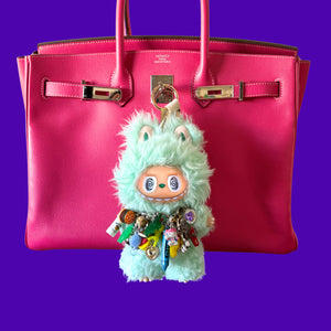 Marko Monroe × BAG CRAP — Custom Labubu   #2 -  vintage keychain vintage charms for bag nostalgia vintage keychains y2k collectible - Bag Crap