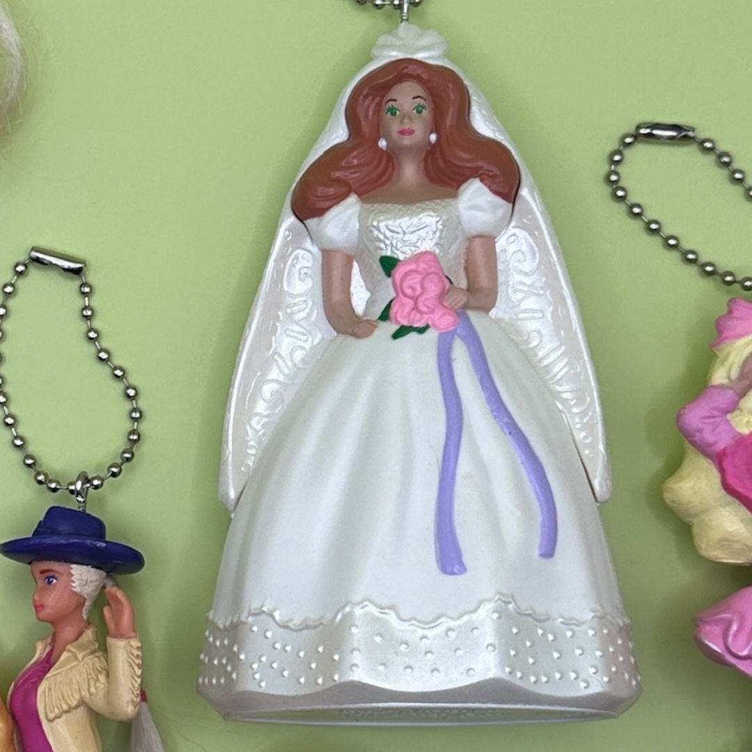 90's Barbie Doll Happy Meal Crafted  s: Drop 3 - barbie doll toy pink rare vintage keychain vintage charms for bag nostalgia vintage keychains y2k collectible - Bag Crap