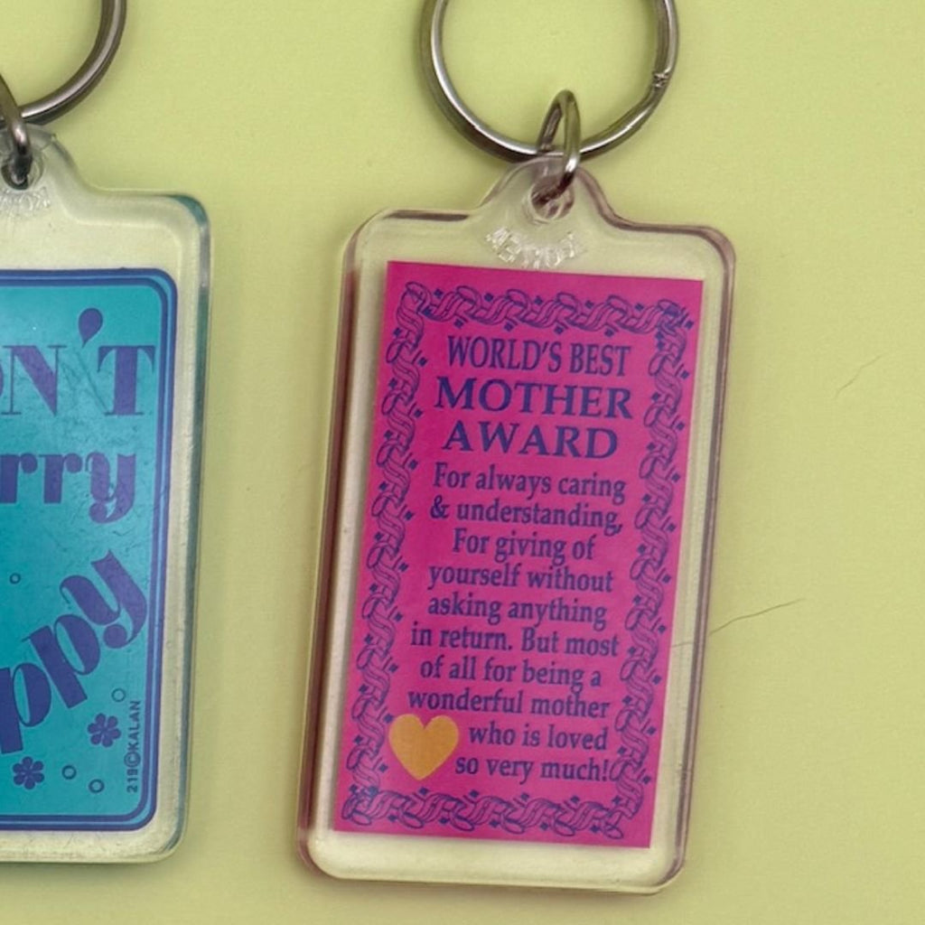 Vintage 90's Y2k Comedy Quote Keychains: Drop 4