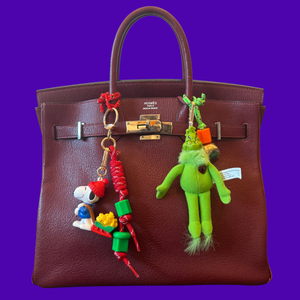 Holiday Snoopy + Woodstock Sleigh   Pack - vintage bag charm packs nostalgia vintage y2k vintage keychain vintage charms for bag nostalgia vintage keychains y2k collectible - Bag Crap