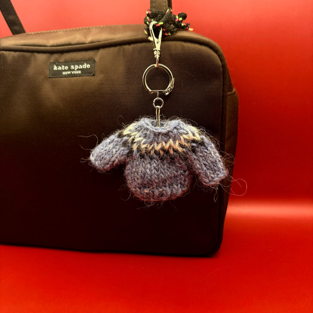 100% Scottish Wool Mini Sweater Bag Charms