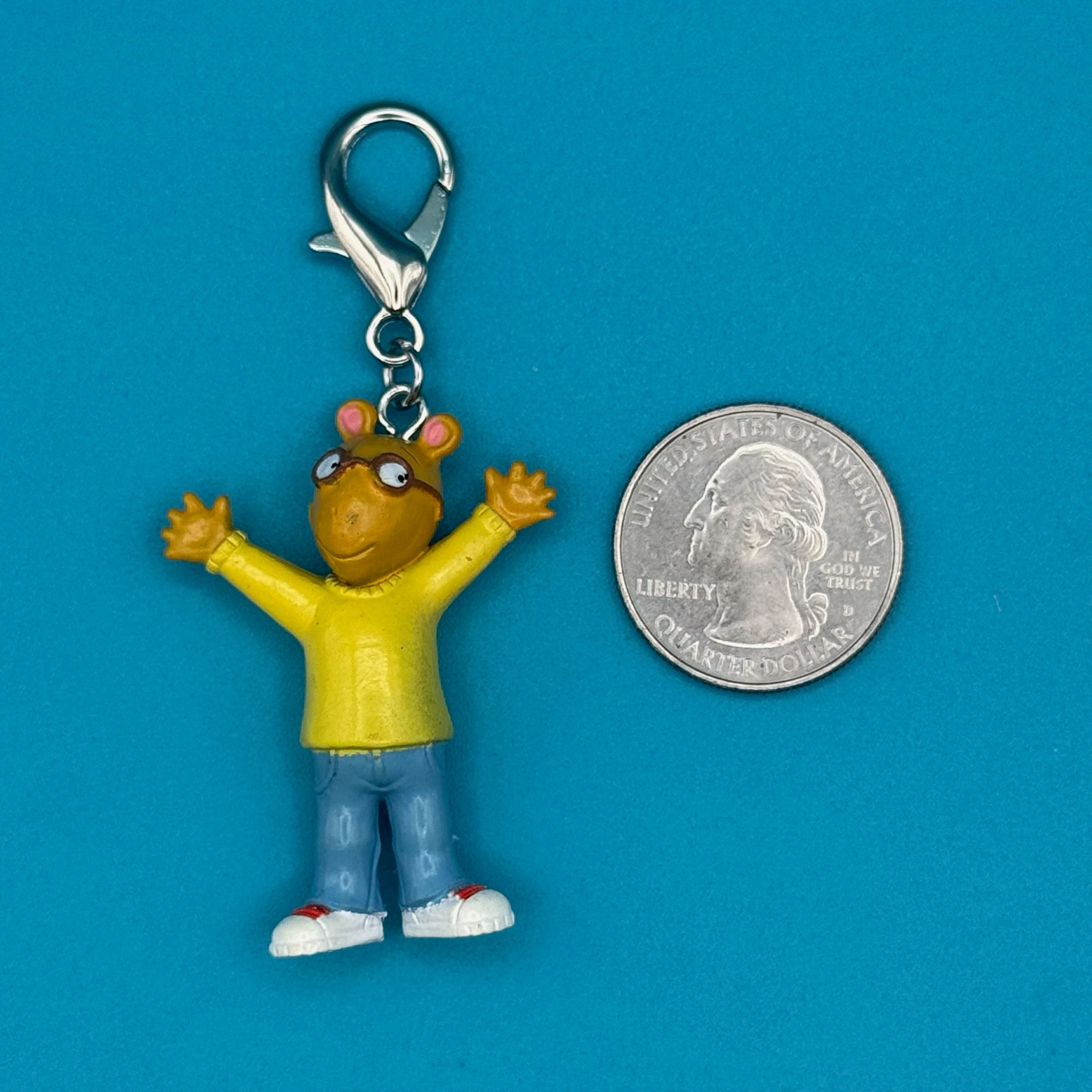 RARE  ‘90s Arthur PBS Character Mini  s -  vintage keychain vintage charms for bag nostalgia vintage keychains y2k collectible - Bag Crap