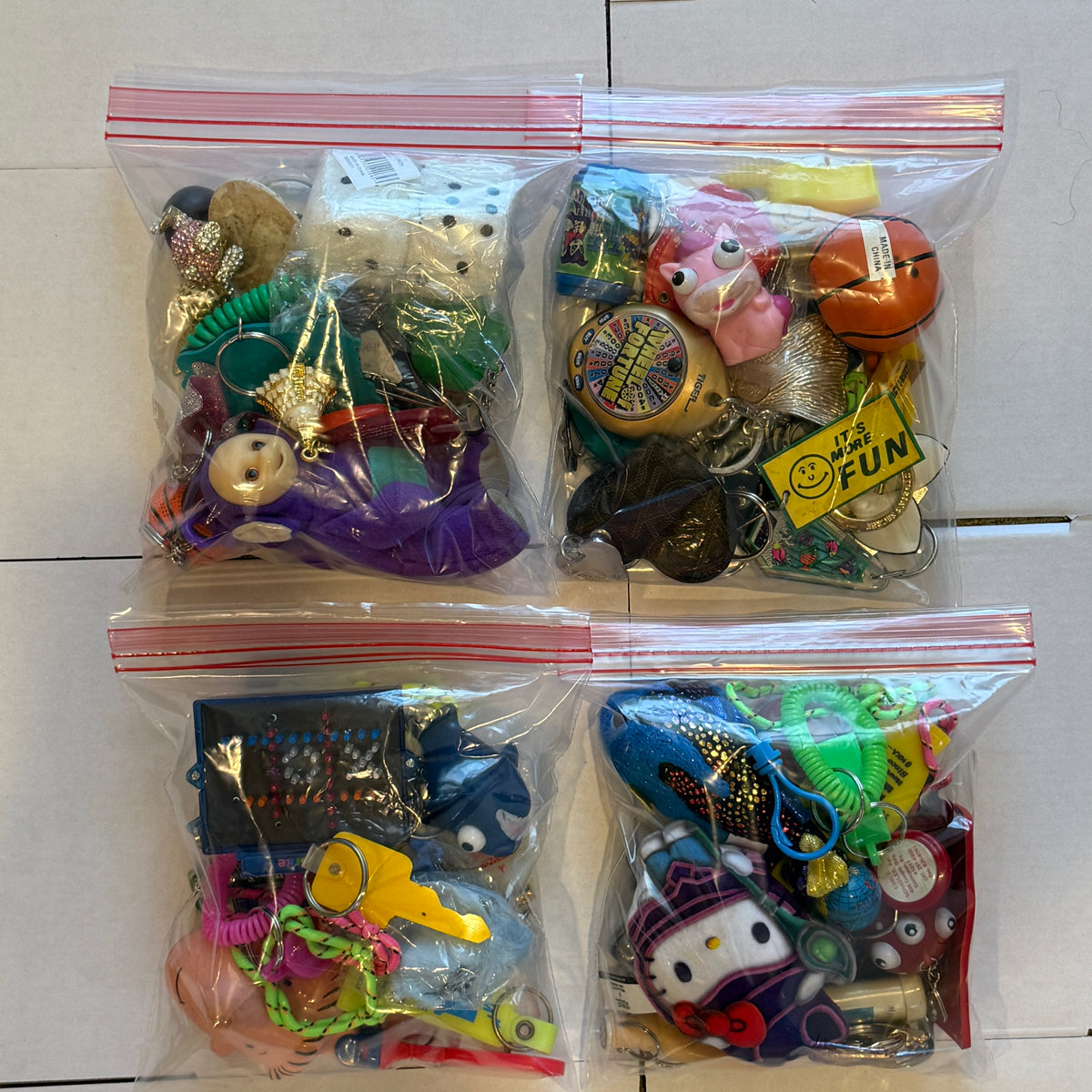 Mystery  Blind Box: 20 s for $30 - Wholesale -  vintage keychain vintage charms for bag nostalgia vintage keychains y2k collectible - Bag Crap