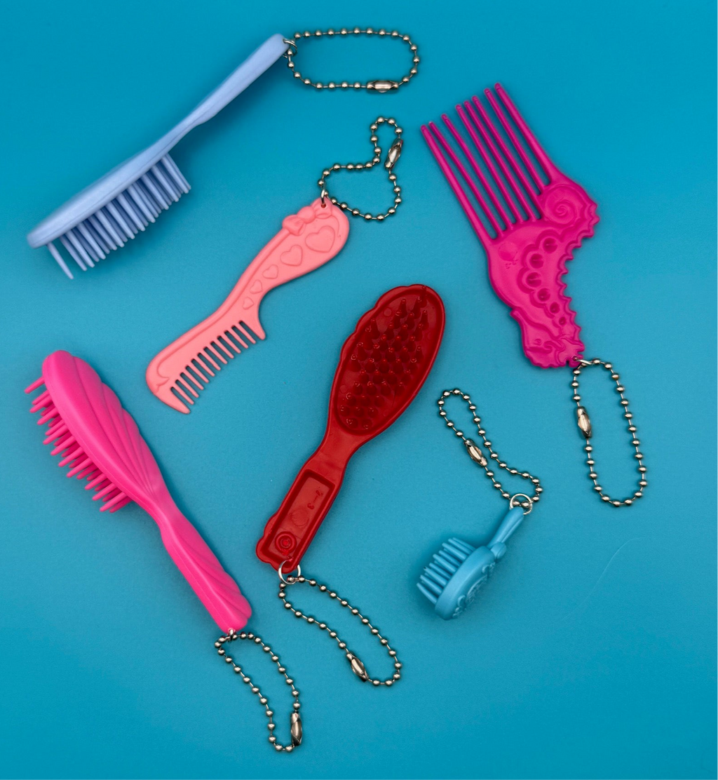 Barbie Vintage 90s Toy Brush Bag Charms
