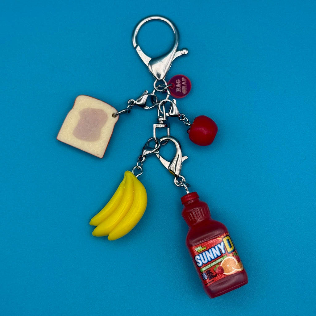 1:1 VTG Barbie Lunch Box Mini Bag Charm Set