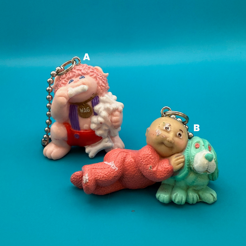 Vintage 1980s Cabbage Patch Kids Dog Bag Charms