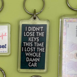 90's Y2k Comedy Quote s: Drop 3 -  vintage keychain vintage charms for bag nostalgia vintage keychains y2k collectible - Bag Crap