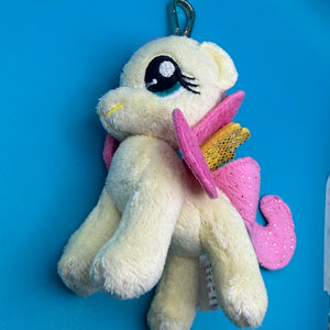 4' VTG Fluttershy My Little Pony Plush -  vintage keychain vintage charms for bag nostalgia vintage keychains y2k collectible - Bag Crap