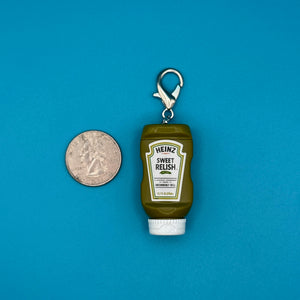 Mini Heinz Sweet Relish -  vintage keychain vintage charms for bag nostalgia vintage keychains y2k collectible - Bag Crap