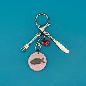 One-of-One  Mini Fish Dinner    Pack - vintage bag charm packs nostalgia vintage y2k vintage keychain vintage charms for bag nostalgia vintage keychains y2k collectible - Bag Crap