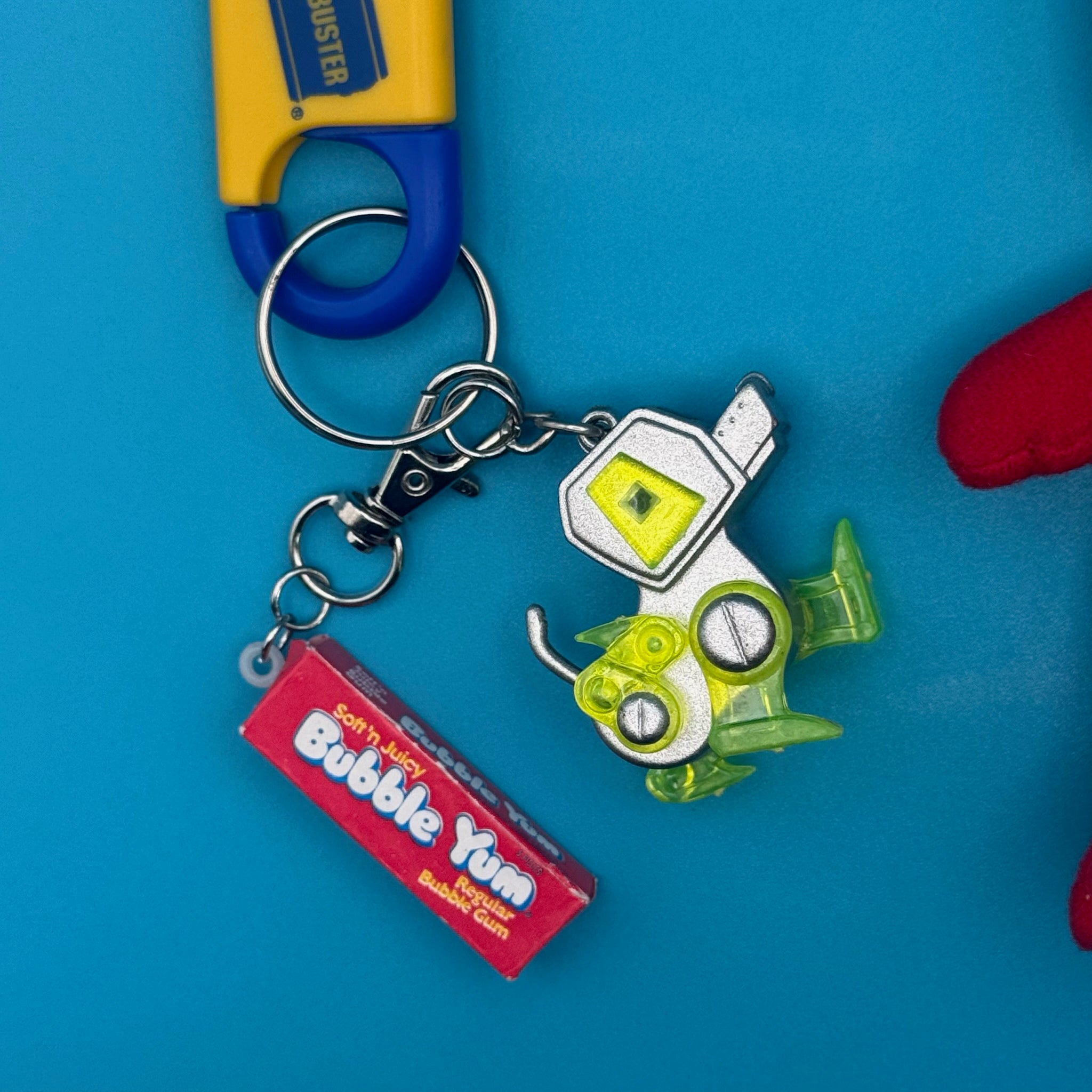 One-of-One     Set — Red Teletubbie - vintage bag charm packs nostalgia vintage y2k vintage keychain vintage charms for bag nostalgia vintage keychains y2k collectible - Bag Crap