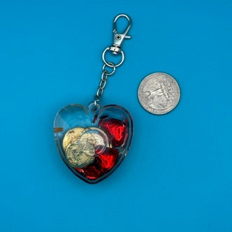 Vintage 1970s-2000s Valentines Keychains & Bag Charms: You Pick