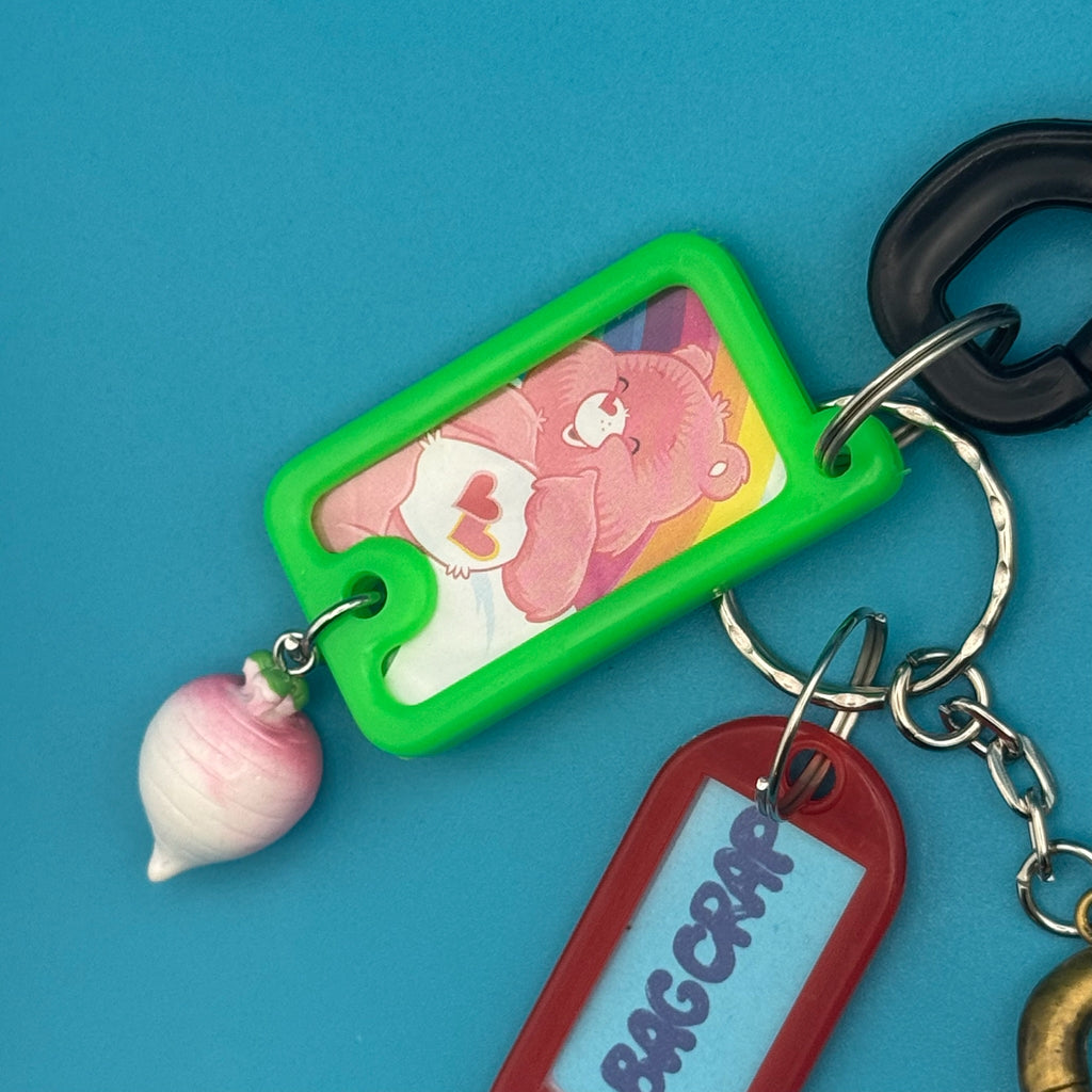 One-of-One Vintage Keychain Bag Charm Pack — Pink Troll Doll