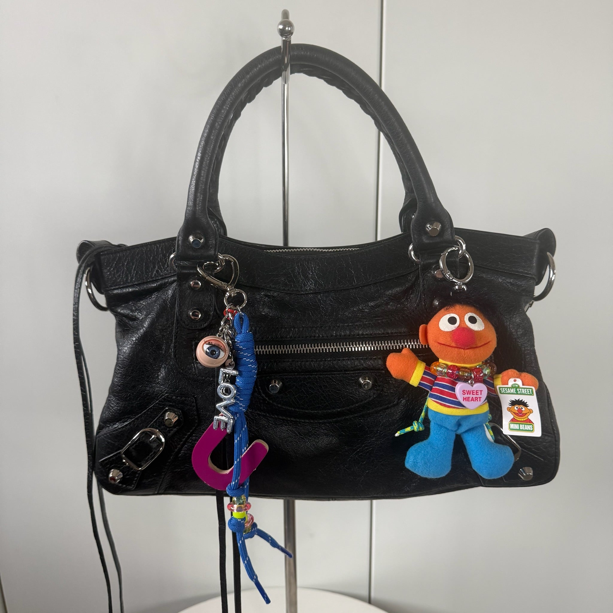 One-of-One  'EYE LOVE U'    Pack - vintage bag charm packs nostalgia vintage y2k vintage keychain vintage charms for bag nostalgia vintage keychains y2k collectible - Bag Crap