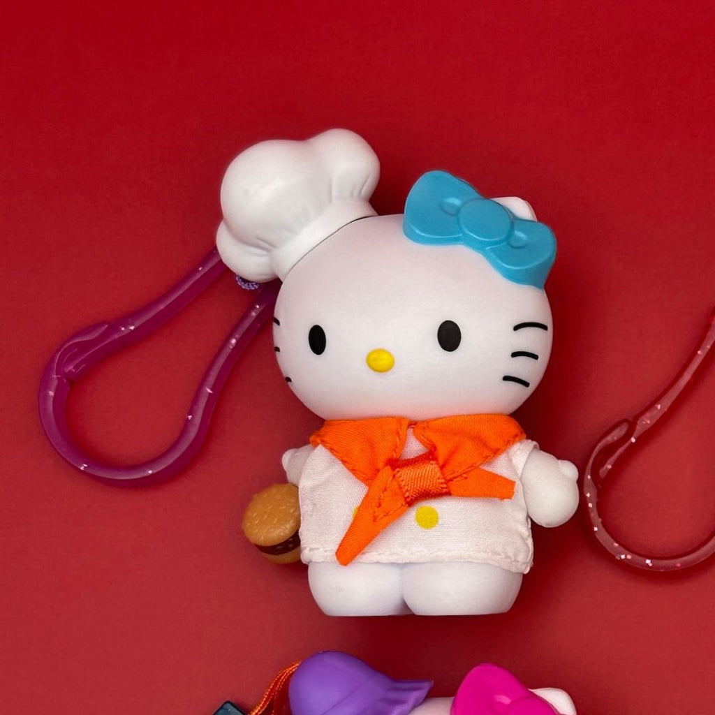 Vintage Y2k Hello Kitty Happy Meal Plastic Toy Bag Charms