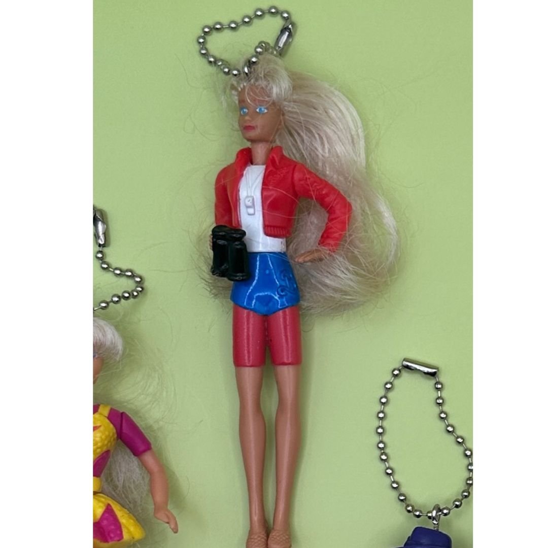 90's Barbie Doll Happy Meal Crafted  s: Drop 3 - barbie doll toy pink rare vintage keychain vintage charms for bag nostalgia vintage keychains y2k collectible - Bag Crap