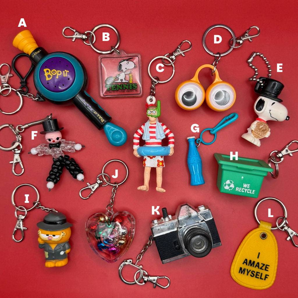 Vintage 1980s-2000s Nostalgic Bag Charms & Keychains