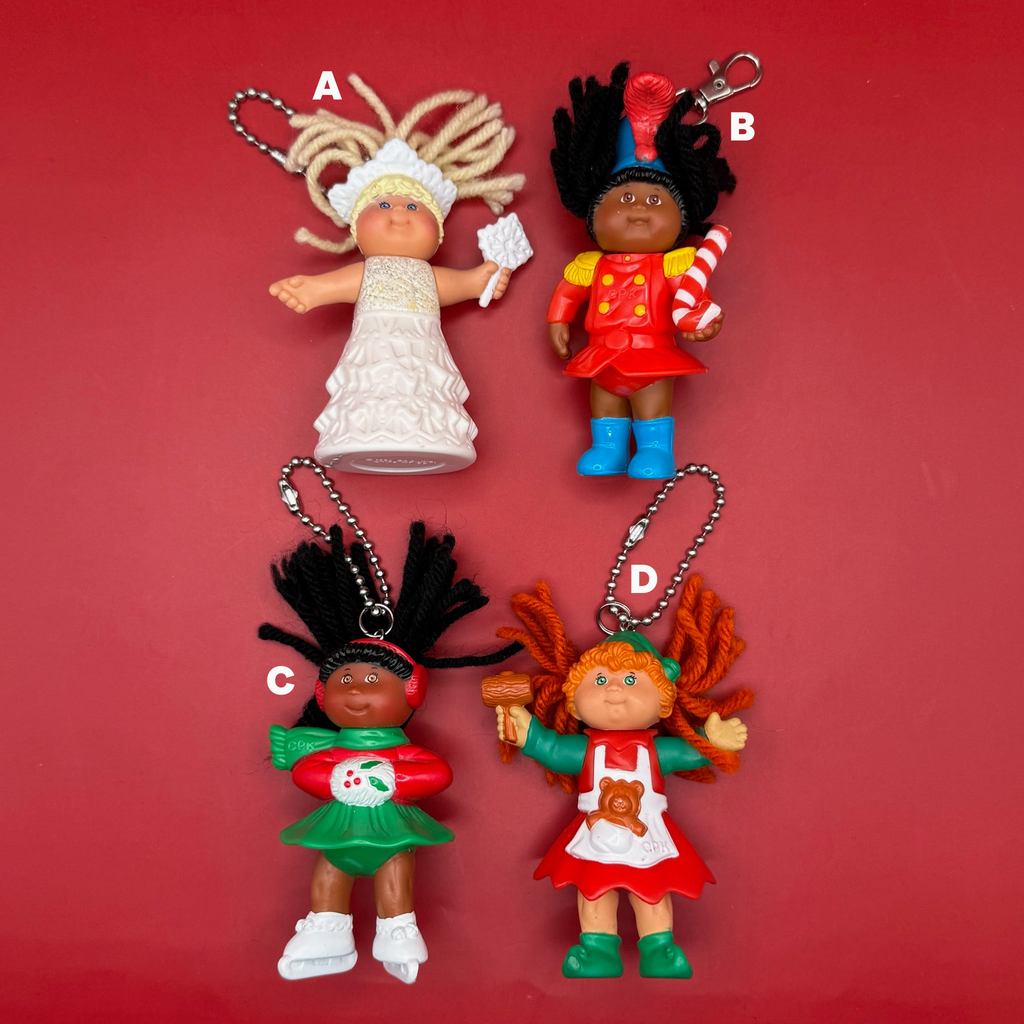 Vintage Holiday Cabbage Patch Kids Bag Charms