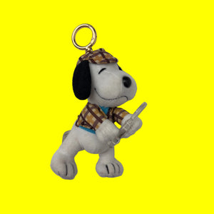5”  Detective Snoopy Plush - snoopy rar peanuts vintage keychain vintage charms for bag nostalgia vintage keychains y2k collectible - Bag Crap