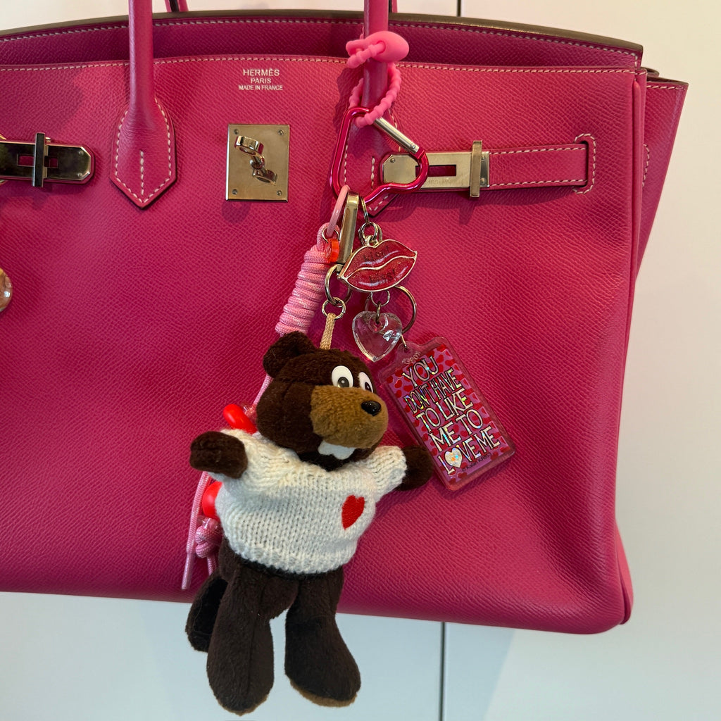 One-of-One Vintage Vday Beaver Keychain Bag Charm Pack