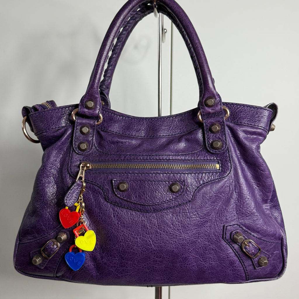 Vintage Plastic Heart Trinket Bag Charms