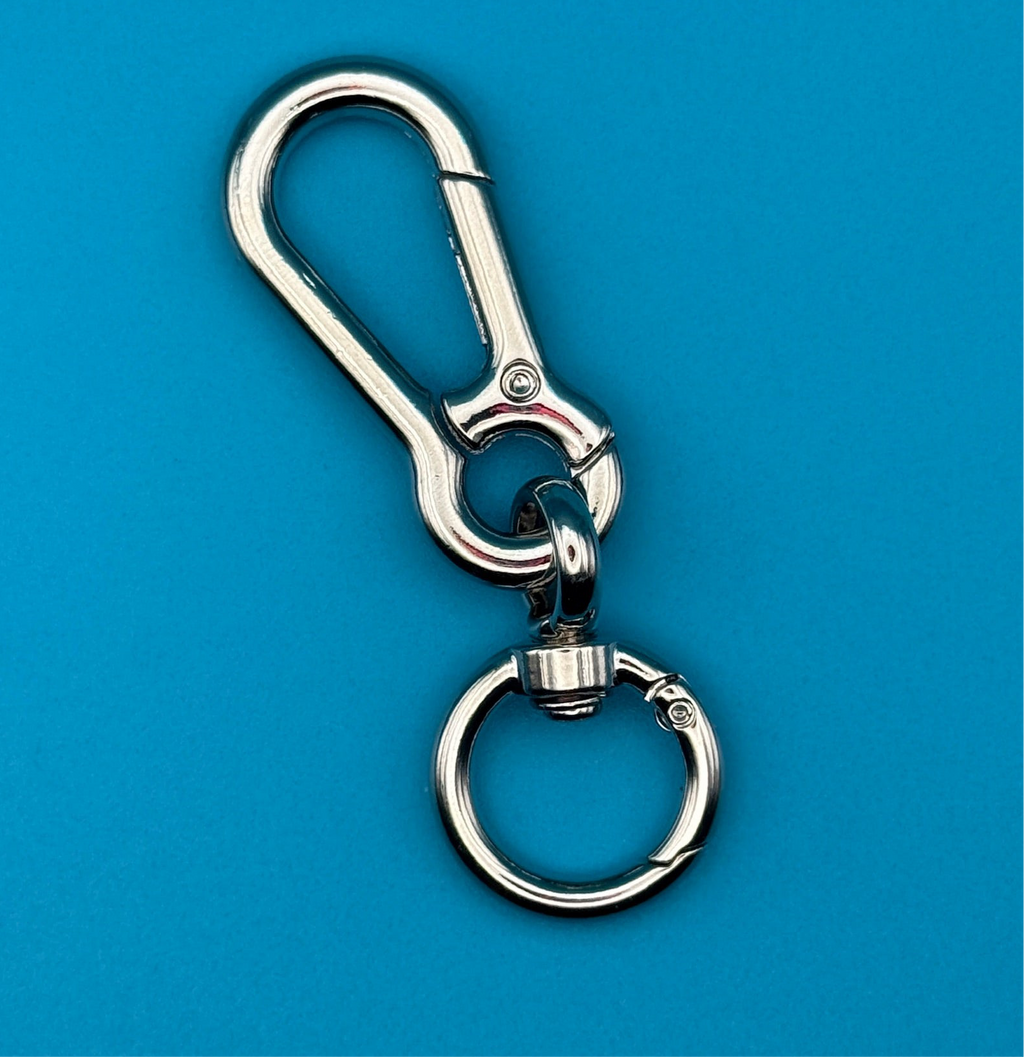 Silver Metal Swivel Lobster Clip Attachment