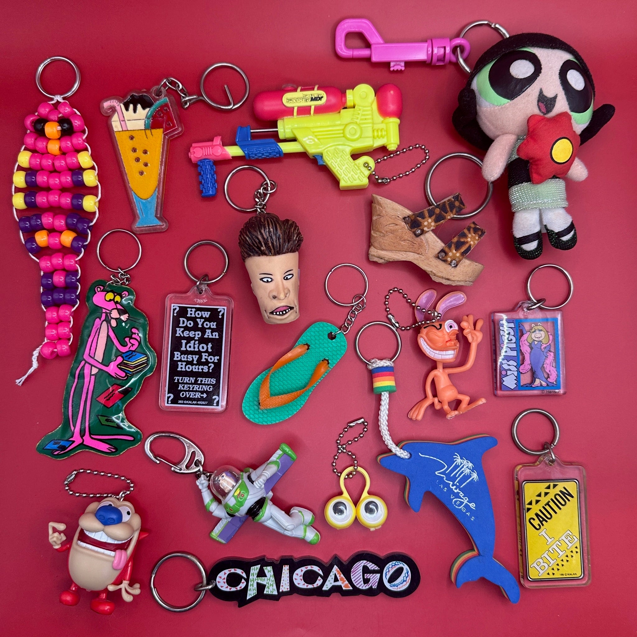 1970s-   s &  s: Drop 52 -  vintage keychain vintage charms for bag nostalgia vintage keychains y2k collectible - Bag Crap