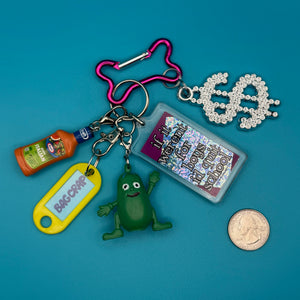 1:1  'Zesty Italian'   Pack - vintage bag charm packs nostalgia vintage y2k vintage keychain vintage charms for bag nostalgia vintage keychains y2k collectible - Bag Crap