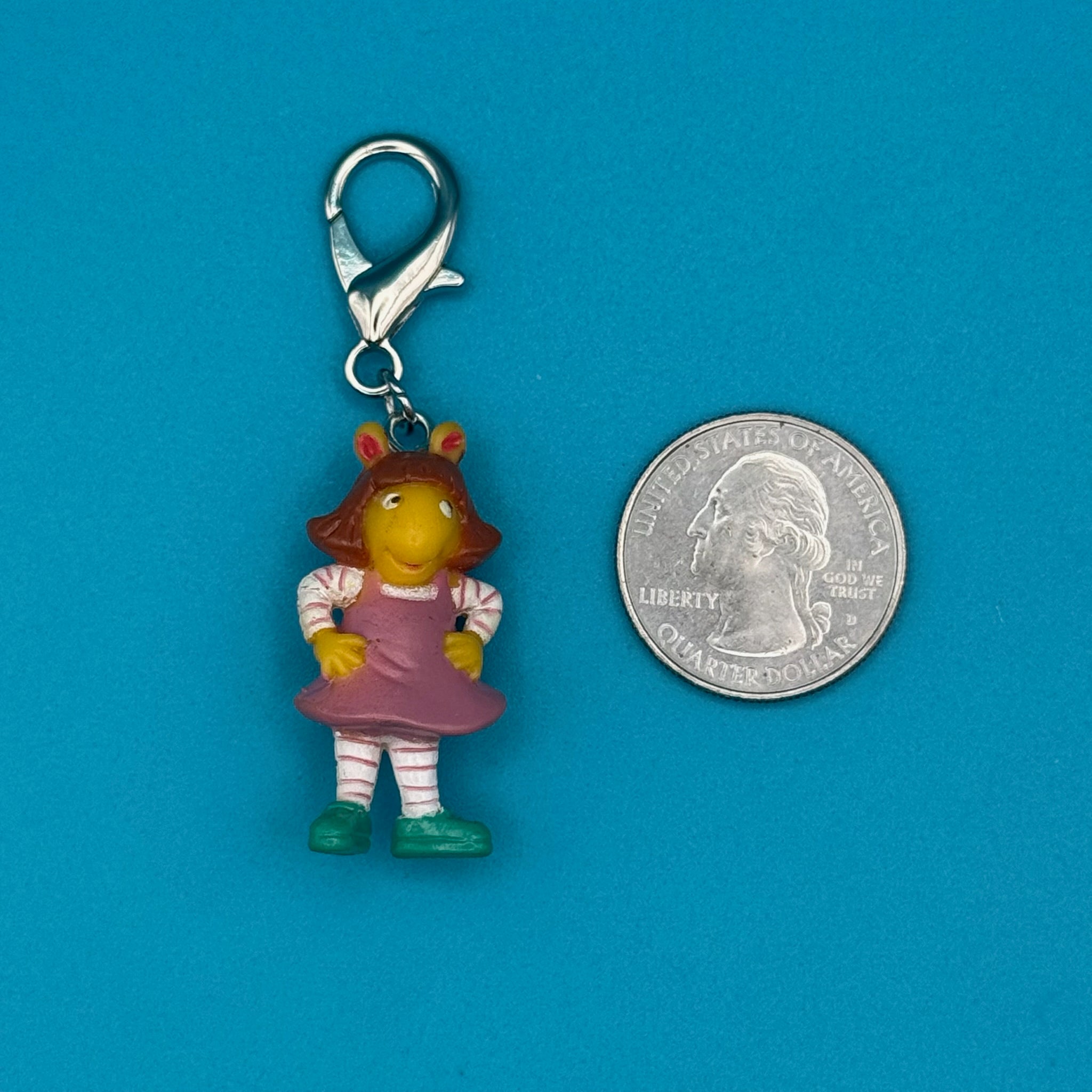 RARE  ‘90s Arthur PBS Character Mini  s -  vintage keychain vintage charms for bag nostalgia vintage keychains y2k collectible - Bag Crap