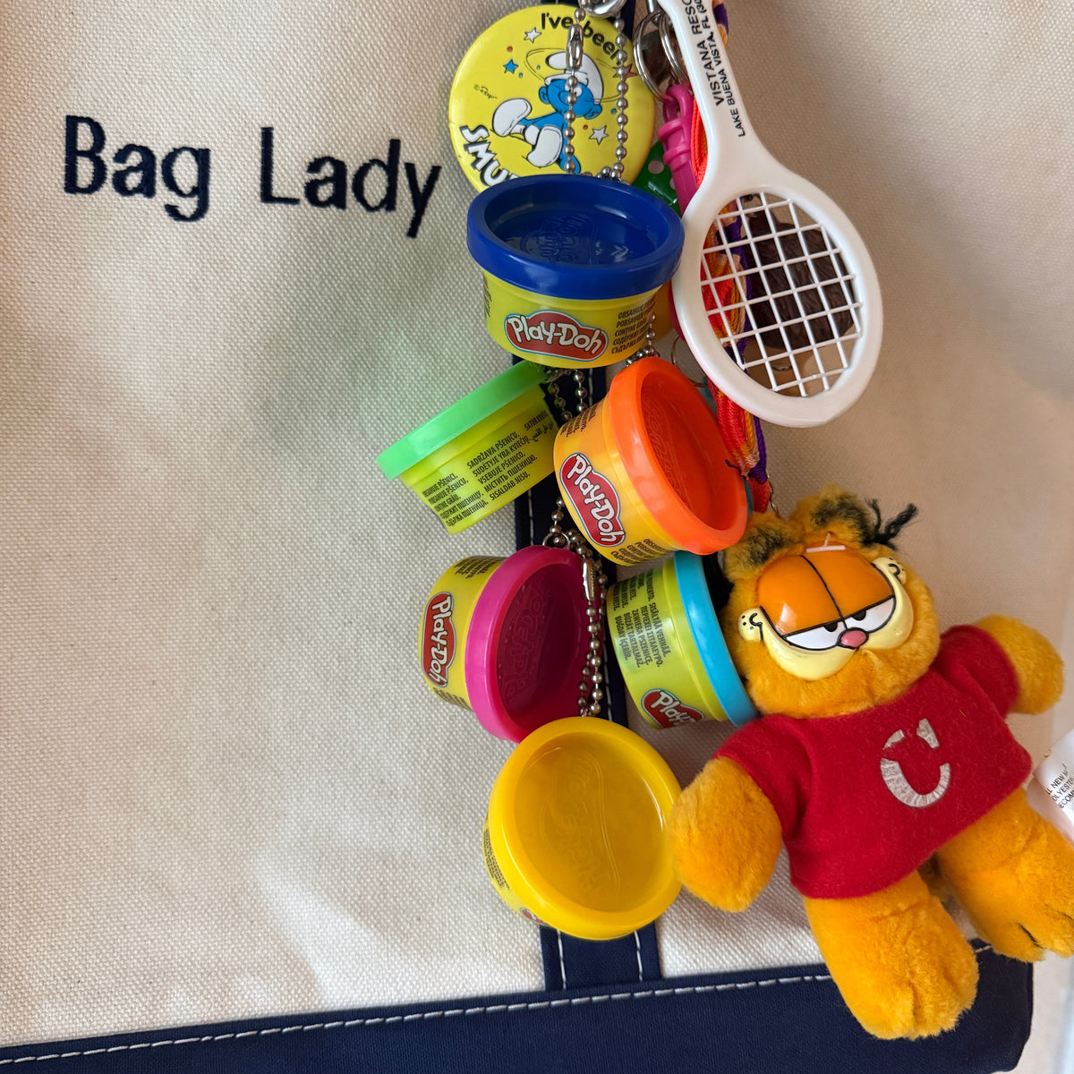 Play-Doh   s— Assorted Colors -  vintage keychain vintage charms for bag nostalgia vintage keychains y2k collectible - Bag Crap