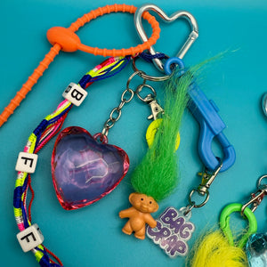 2 Pc Set: BFF Trolls    Packs - vintage bag charm packs nostalgia vintage y2k vintage keychain vintage charms for bag nostalgia vintage keychains y2k collectible - Bag Crap