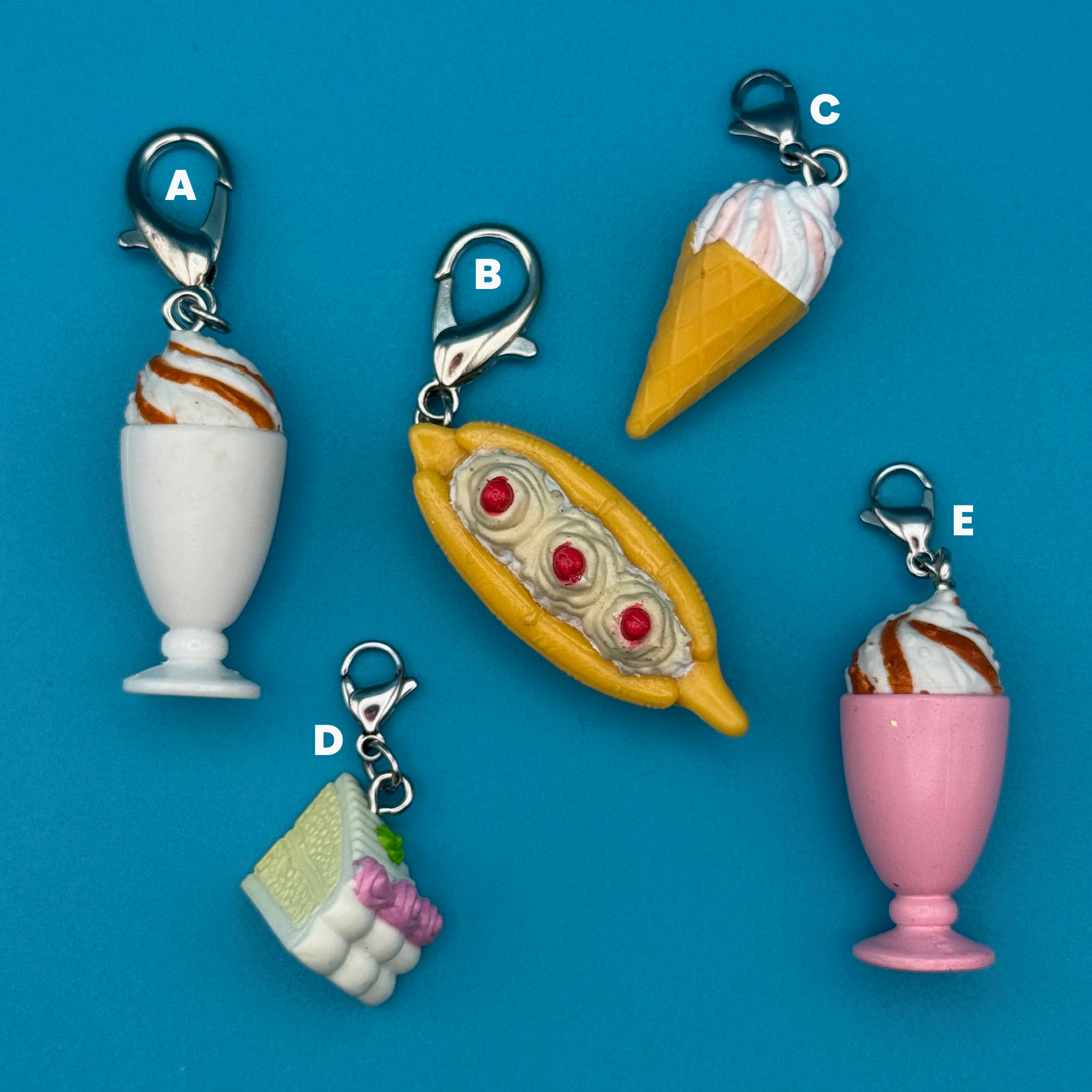 ‘90s Barbie Miniature Dessert  s: You Pick - barbie doll toy pink rare vintage keychain vintage charms for bag nostalgia vintage keychains y2k collectible - Bag Crap
