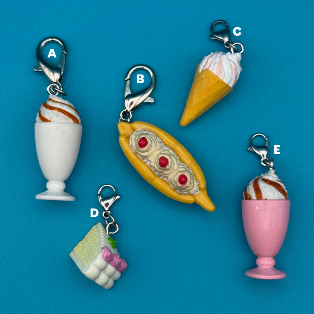 Vintage ‘90s Barbie Miniature Dessert Bag Charms: You Pick