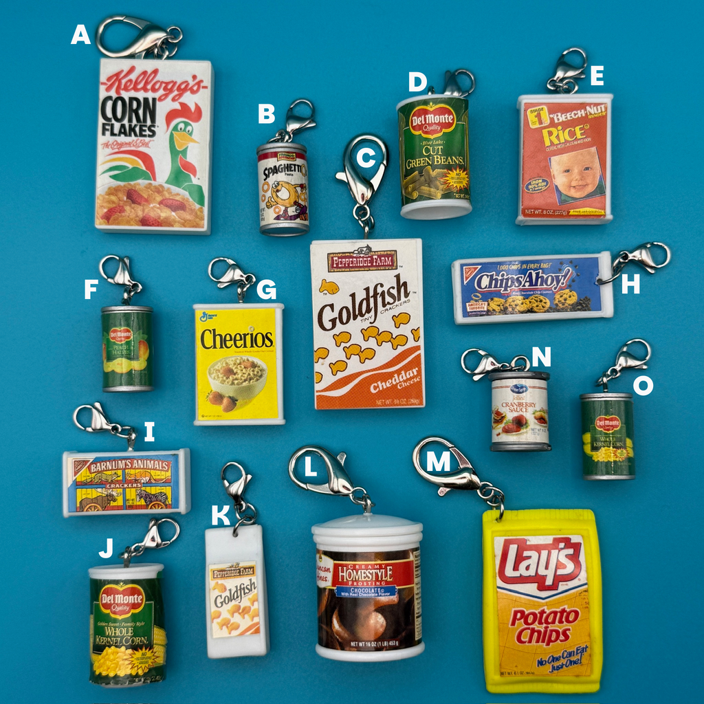 Vintage ‘90s Barbie Miniature Foods Bag Charms: You Pick