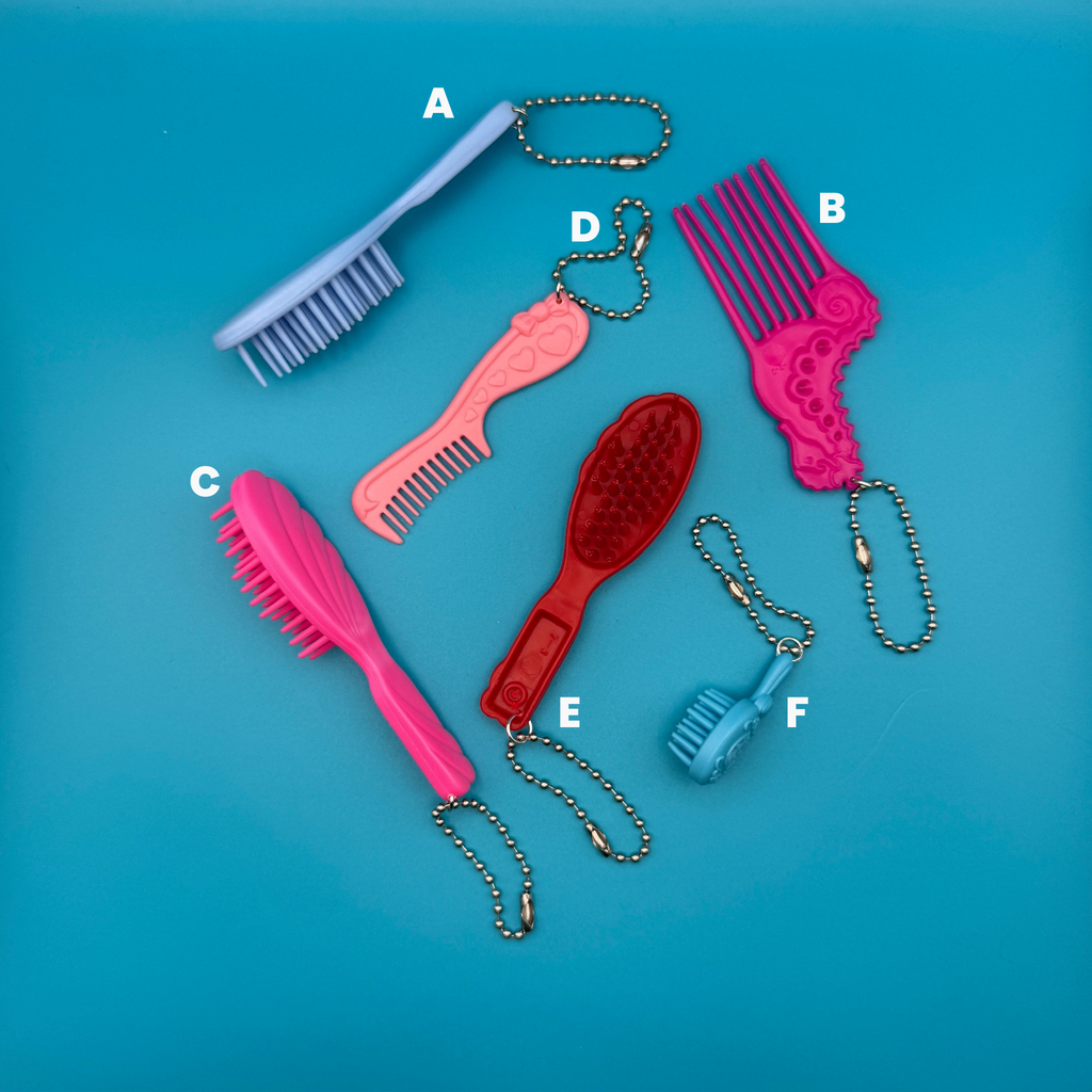 Barbie Vintage 90s Toy Brush Bag Charms