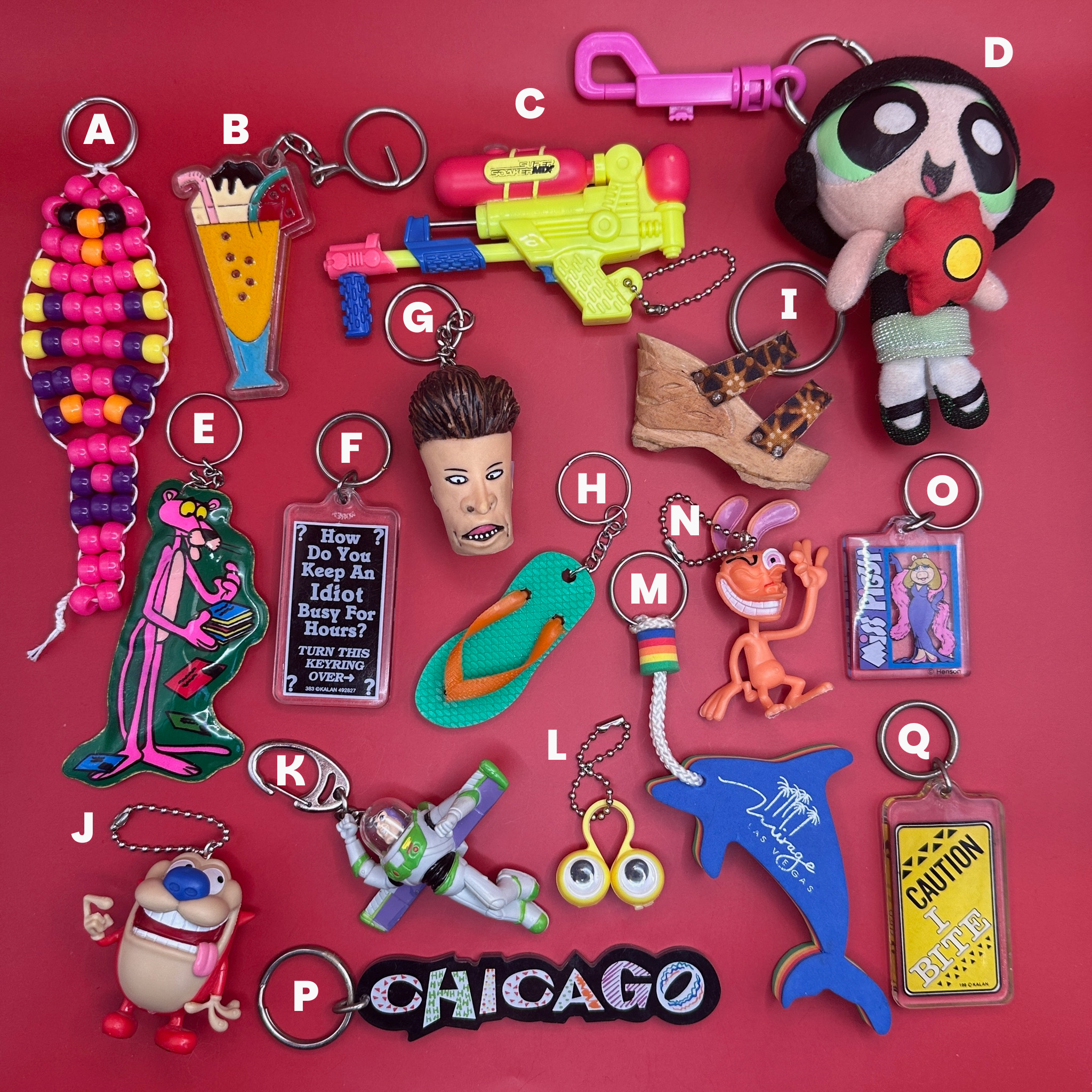 1970s-   s &  s: Drop 52 -  vintage keychain vintage charms for bag nostalgia vintage keychains y2k collectible - Bag Crap
