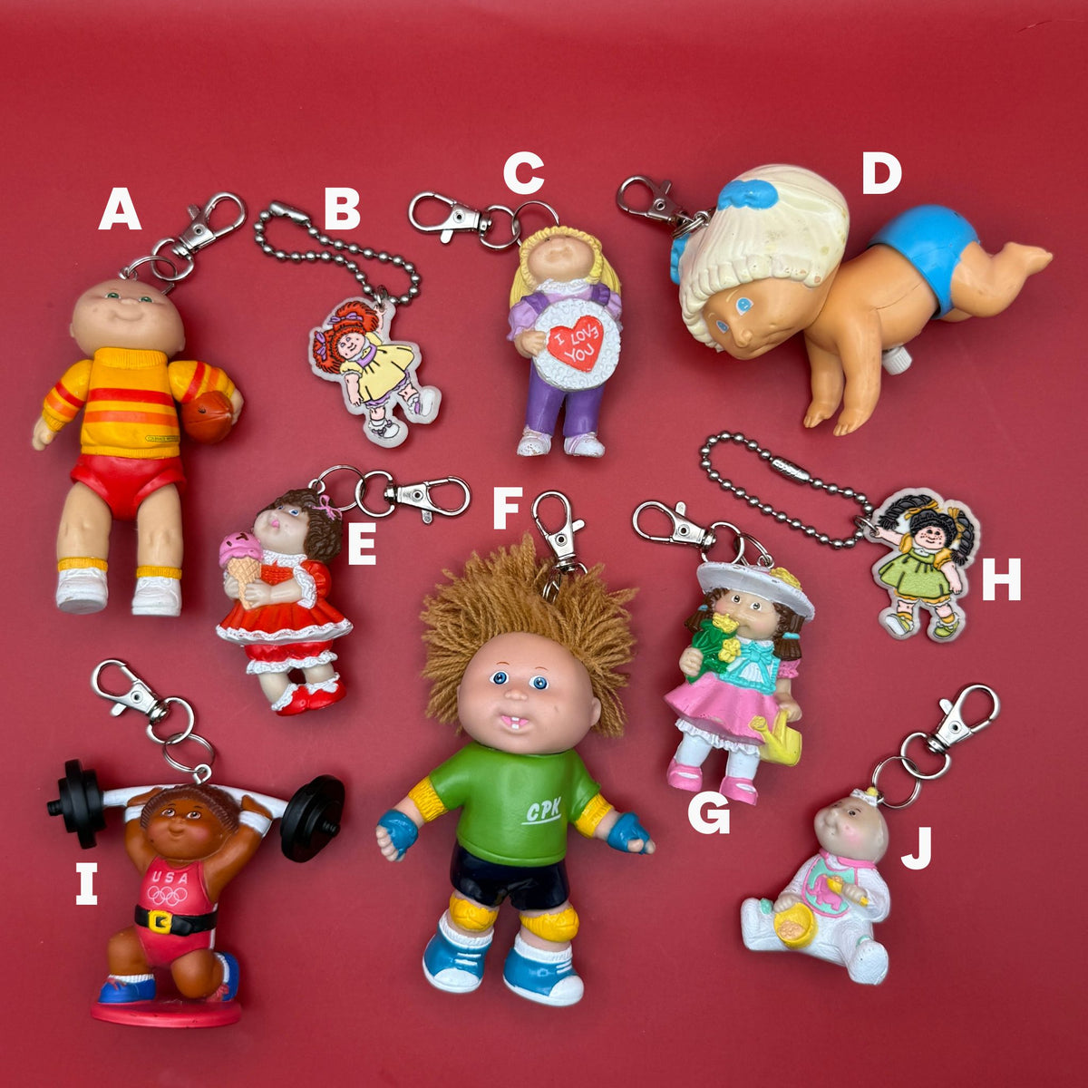 80s-90s Cabe Patch Kids  s -  vintage keychain vintage charms for bag nostalgia vintage keychains y2k collectible - Bag Crap